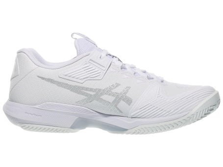Asics Solution Speed FF 4 Clay Wh/Silver Womens Shoes 
