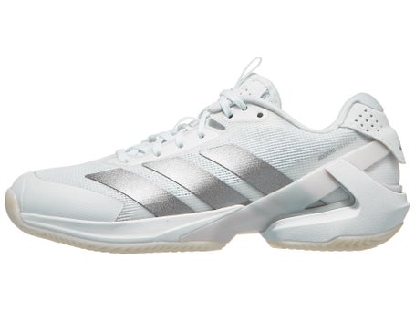 adidas Ubersonic 5 Clay White/Silver Womens Shoes