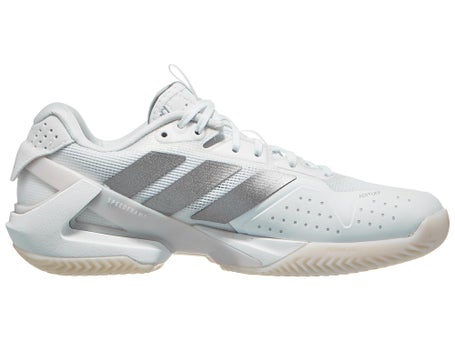 adidas Ubersonic 5 Clay White/Silver Womens Shoes