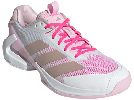 adidas Ubersonic 5 White/Pearl/Pink Womens Shoes