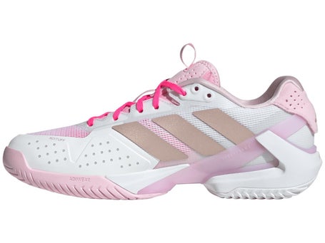 adidas Ubersonic 5 White/Pearl/Pink Womens Shoes