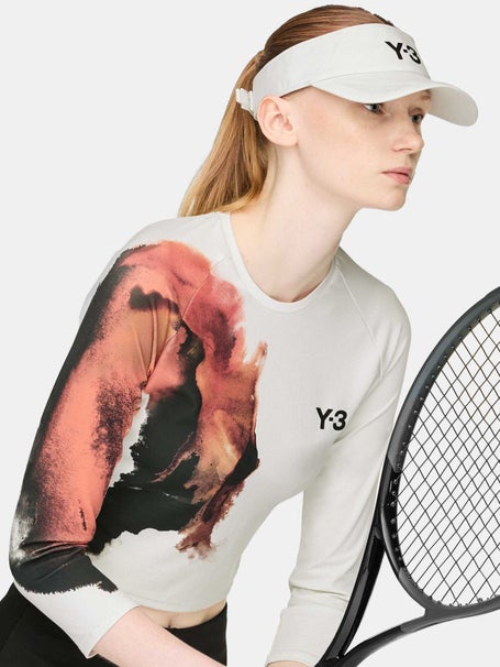 adidas Womens Y-3 Crop Long Sleeve