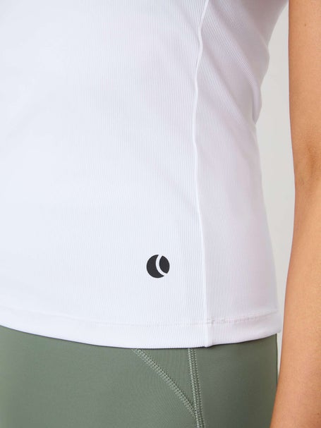 Bjorn Borg Womens Ace Pocket Rib Tank - White