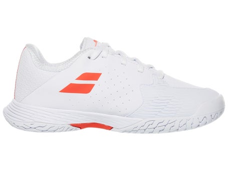 Babolat Propulse 3 White/Coral Junior Shoes