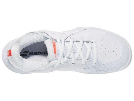 Babolat Propulse 3 White/Coral Junior Shoes