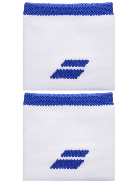 Babolat Singlewide Wristbands White/Blue