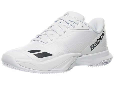 Babolat Jet Mach 4 Grass White/Black Mens Shoes
