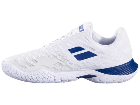 Babolat Propulse Fury 3 AC White/Dark Blue Mens Shoes