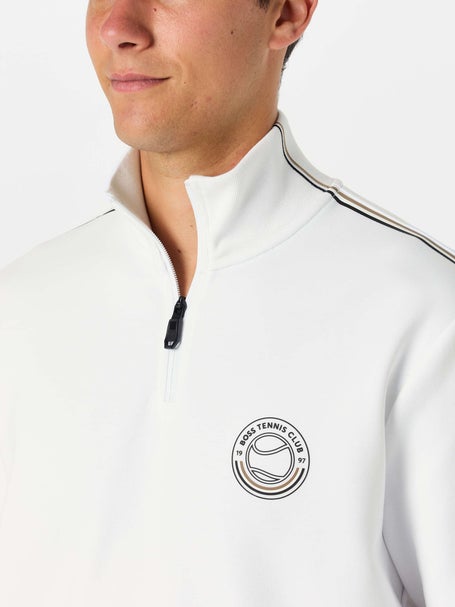 BOSS Mens Summer Open Quarter Zip