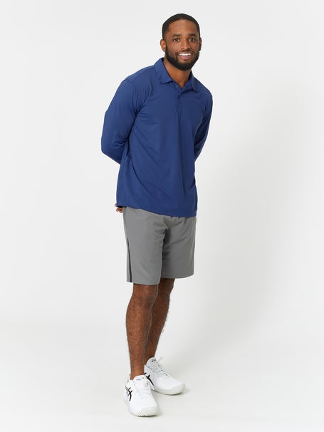 BloqUV Mens Long Sleeve Polo - Navy