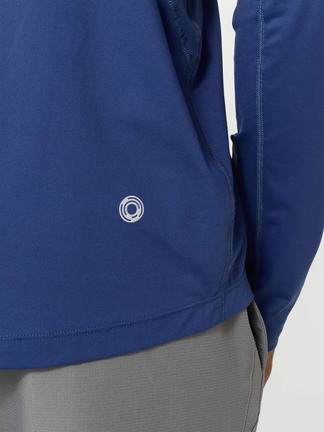 BloqUV Mens Long Sleeve Polo - Navy