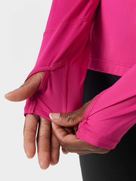BloqUV Womens Half Zip Top - Passion Pink