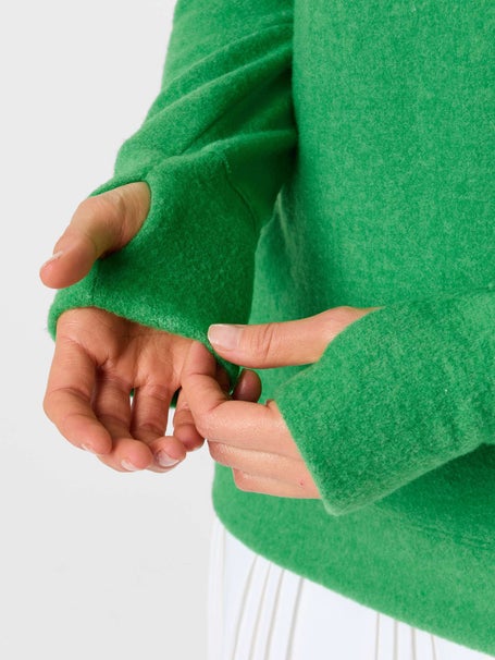 Bird & Vine Womens Reverse Fleece Tennis Crest