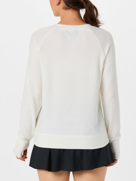 Bird & Vine Womens Reverse Fleece Tennis Social Club