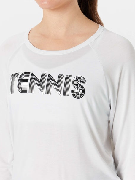Bird & Vine Womens Retro Tennis Long Sleeve
