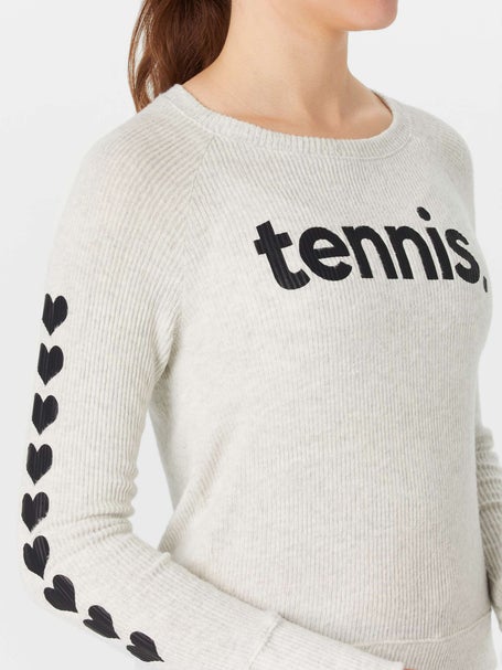 Bird & Vine Womens Tennis. Hacci Rib Long Sleeve