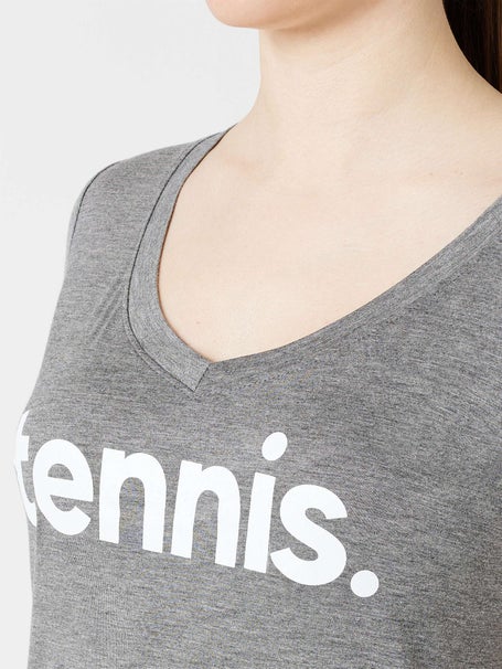 Bird & Vine Womens Tennis V-Neck Top