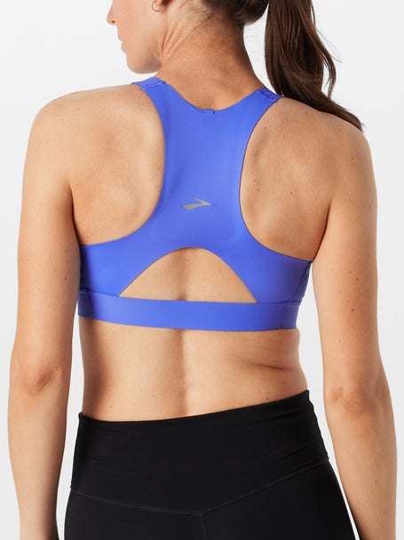 Brooks Womens Drive 3 Pocket Bra - Bluebell