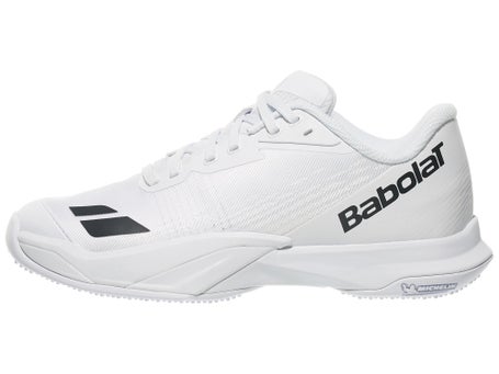 Babolat Jet Mach 4 Grass White/Black Womens Shoes