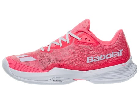 Babolat Jet Mach Womens Pickle Shoes Pink/Wh 5/19