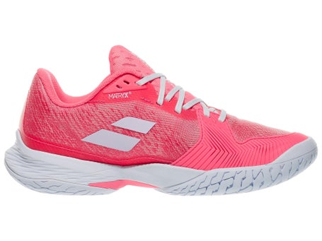 Babolat Jet Mach Womens Pickle Shoes Pink/Wh 5/19