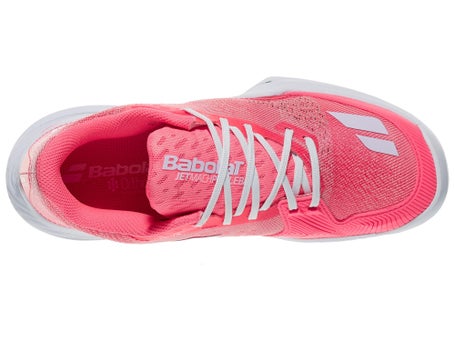 Babolat Jet Mach Womens Pickle Shoes Pink/Wh 5/19