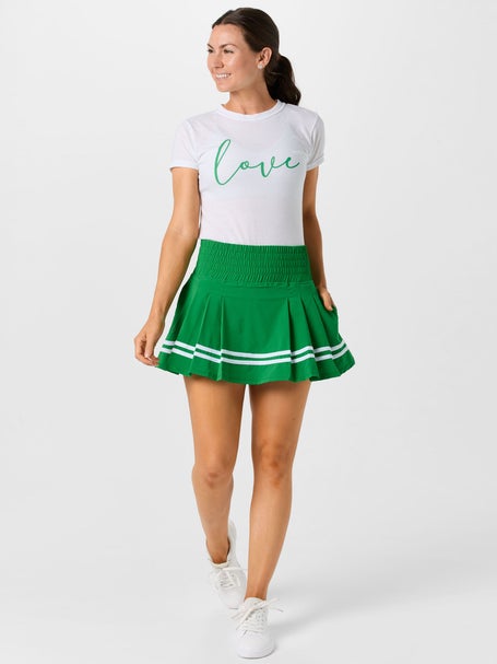 Bubble Womens Monroe Skirt - Green/White