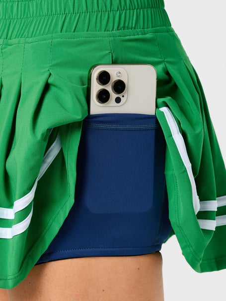 Bubble Womens Monroe Skirt - Green/White