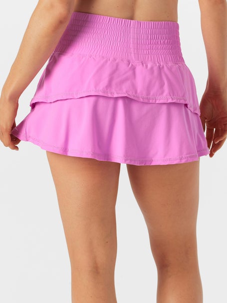 Bubble Womens Ruffle Skirt - Palm Pink