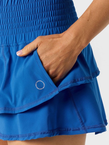 Bubble Womens Ruffle Skirt - Royal