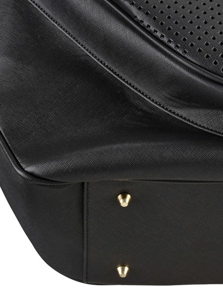 Court Couture Cassanova Perforated Bag Black