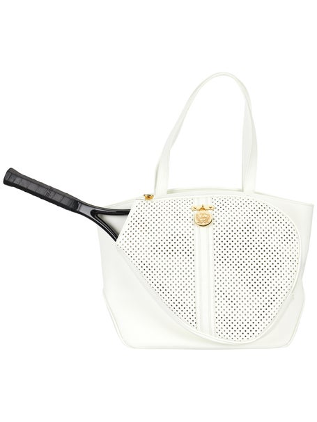 Court Couture Cassanova Perforated Bag White