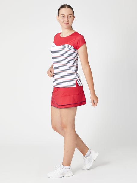 Cross Court Womens Capri Cap Sleeve