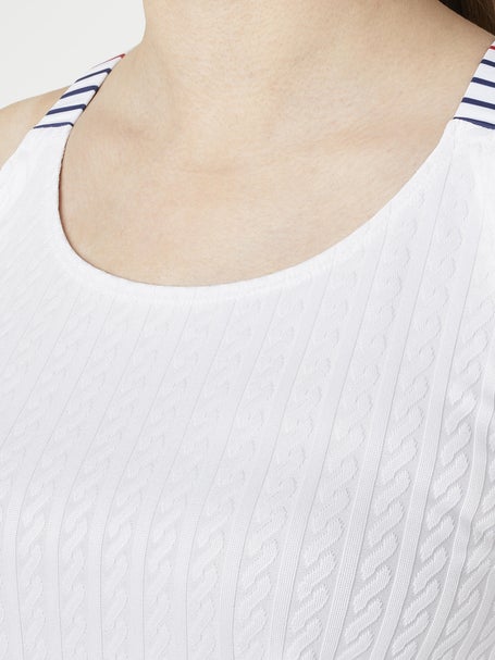 Cross Court Womens Capri Racer Tank