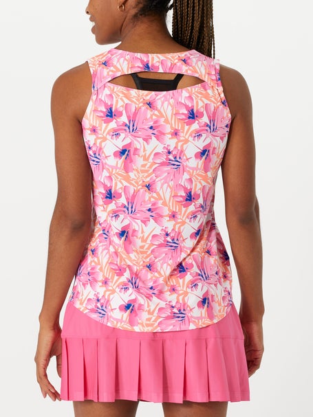 Cross Court Womens Magnolia Full Coverage Tank