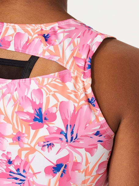 Cross Court Womens Magnolia Full Coverage Tank