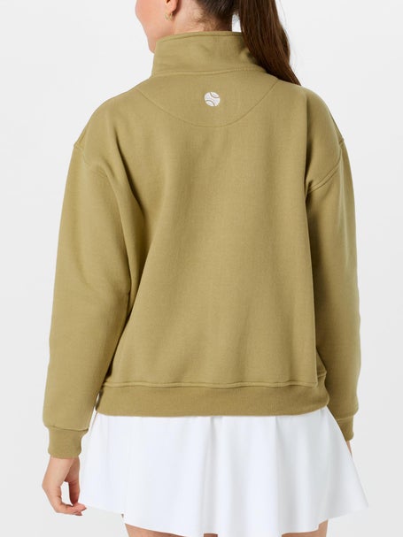 CourtLife Womens Happiest On The Court Tennis 1/4 Zip