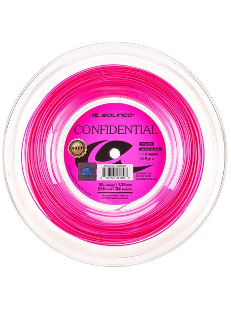 Solinco Confidential Soft 16L/1.25 String Reel - 656