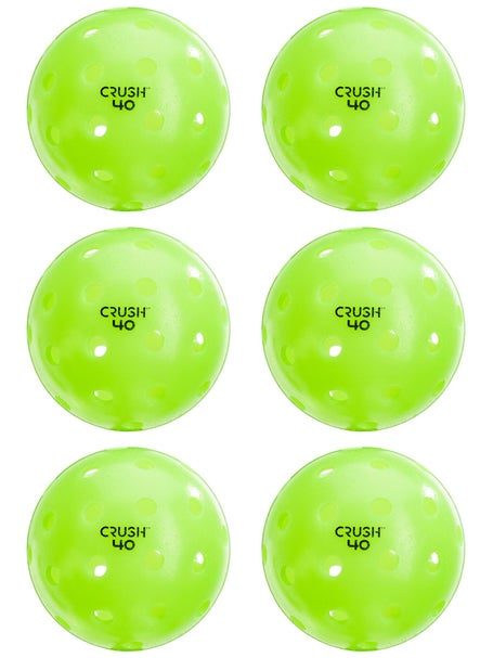 Crush 40 Outdoor Pickleballs - Neon
