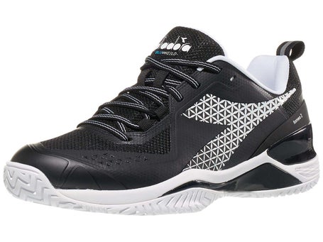 Diadora Speed Blushield Torneo 2 Black/White Mens Shoe