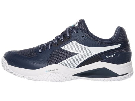 Diadora Speed Blushield Torneo 3 Blue/White Mens Shoes
