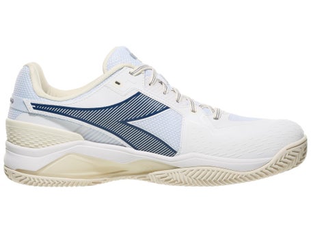 Diadora Blushield Torneo 3 Clay White/Blue Mens Shoes