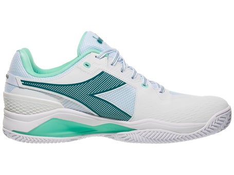 Diadora Blushield Torneo 3 Clay Wh/Spruce Mens Shoes