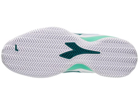 Diadora Blushield Torneo 3 Clay Wh/Spruce Mens Shoes