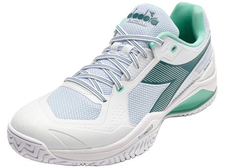 Diadora Blushield Torneo 3 White/Spruce Mens Shoes