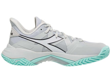 Diadora Speed B.Icon 2 Silver/Aruba Blue Womens Shoe