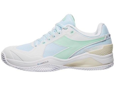 Diadora Blushield Torneo 3 Clay White/Bay Womens Shoes