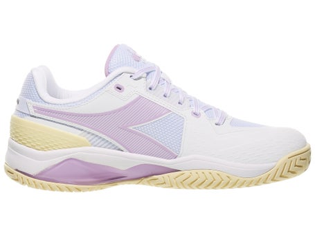 Diadora Blushield Torneo 3 White/Orchid Womens Shoes