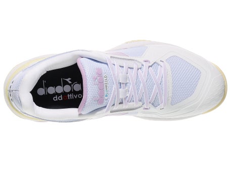Diadora Blushield Torneo 3 White/Orchid Womens Shoes