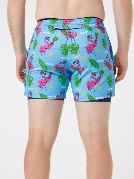 Flow Society Mens 2-in-1 Flamingo Paddle Short